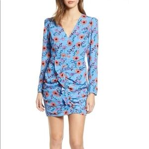 ASTR Floral Blue Dress